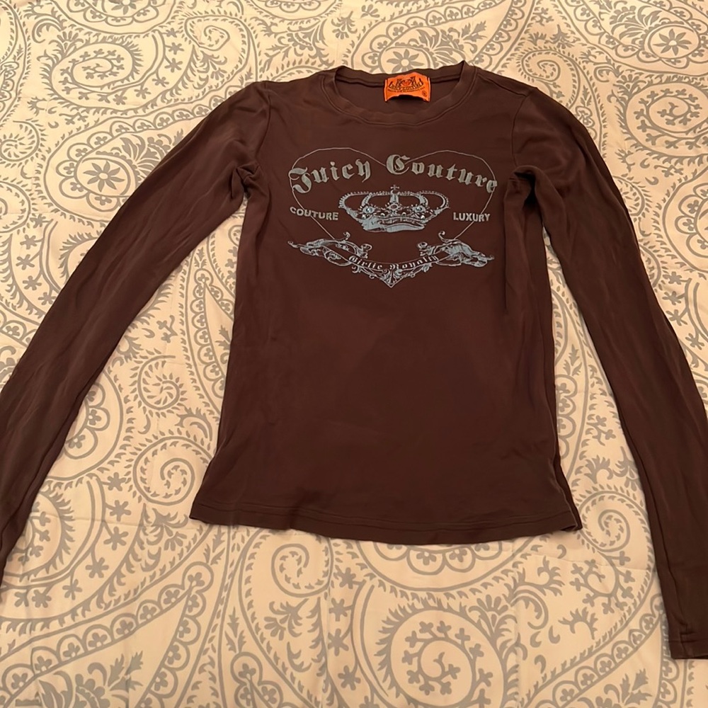 2000s Y2K Juicy Couture long sleeve tee